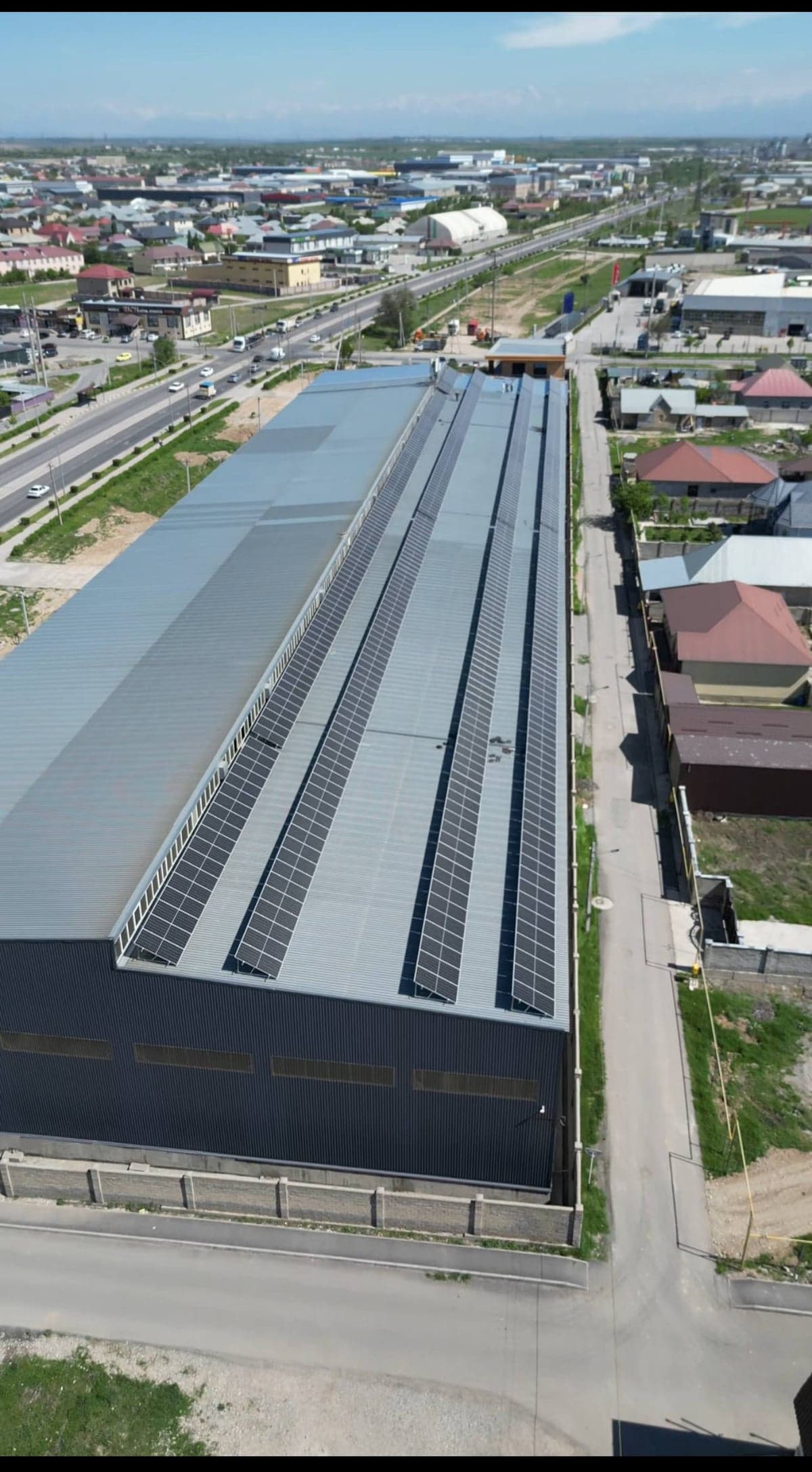 Солнечная электростанция на объекте: KazBuild — производство